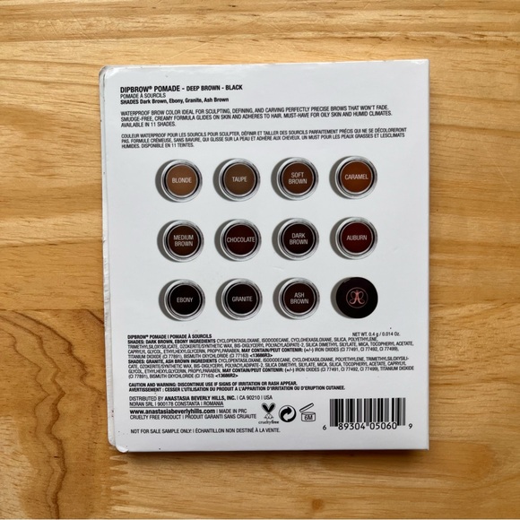 ANASTASIA Beverly Hills Dipbrow Pomade Sample, Deep Brown - Black - Picture 4 of 4